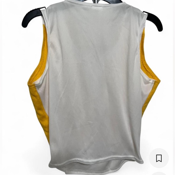 Vibrant Yellow Button-Up Tank Top - Picture 3 of 3